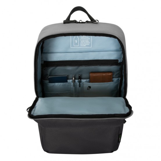 Geanta Targus 16" Sagano EcoSmart Travel Backpack - Black/Grey TBB634GL