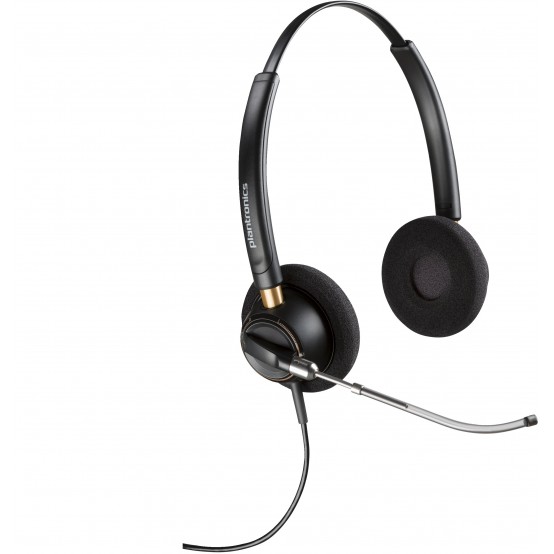 Casca HP Poly EncorePro 520V Binaural Headset VoiceTube +Quick Disconnect EMEA - INTL English Loc  Euro plug 783P9AAABB