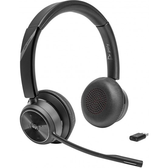 Casca HP Poly Savi 7320 UC Stereo DECT 1880-1900 MHz Headset EMEA - INTL English Loc  Euro plug 8L545AAABB