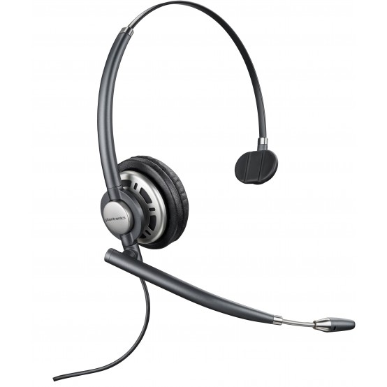 Casca HP Poly EncorePro 710 Monaural Headset +Quick Disconnect EMEA - INTL English Loc  Euro plug 8R708AAABB