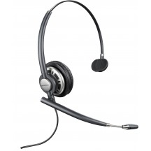 Casca HP Poly EncorePro 710 Monaural Headset +Quick Disconnect EMEA - INTL English Loc  Euro plug 8R708AAABB