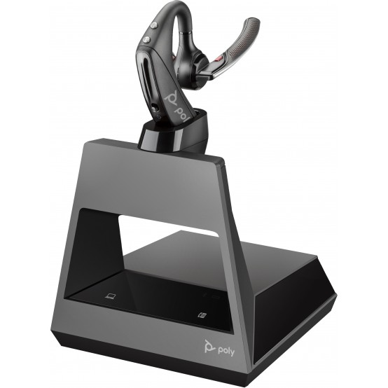 Casca HP Poly Voyager 5200 Office Headset +USB-C to Micro USB Cable EMEA - INTL English Loc  Euro plug 8R711AAABB