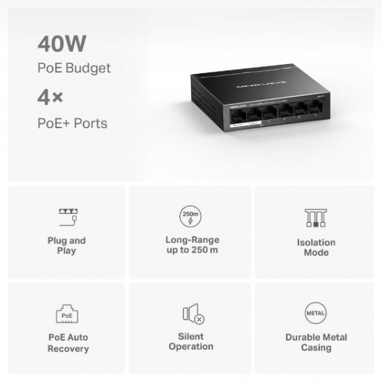 Switch Mercusys  MS106LP