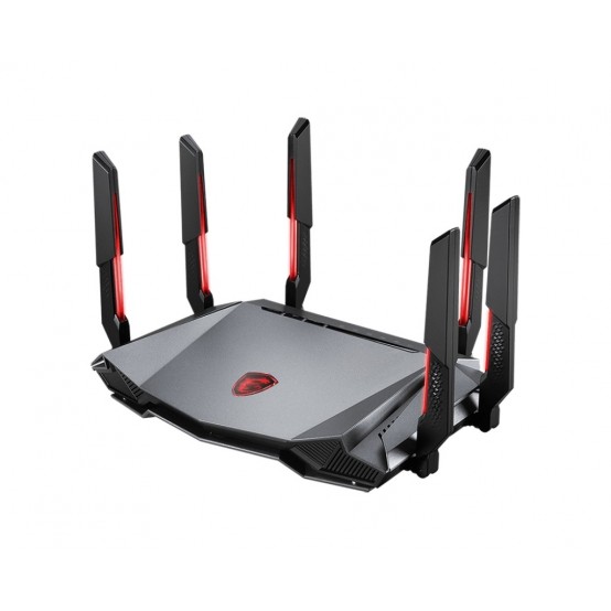 Router MSI RadiX AXE6600 WiFi 6E Tri-Band Gaming Router GRAXE66