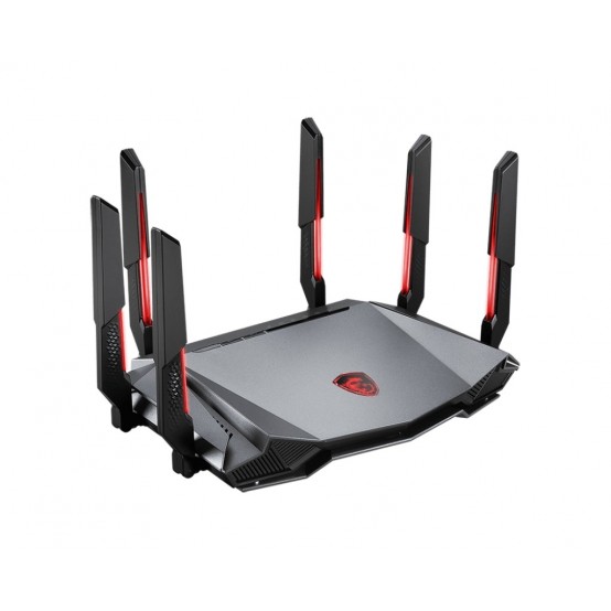 Router MSI RadiX AXE6600 WiFi 6E Tri-Band Gaming Router GRAXE66