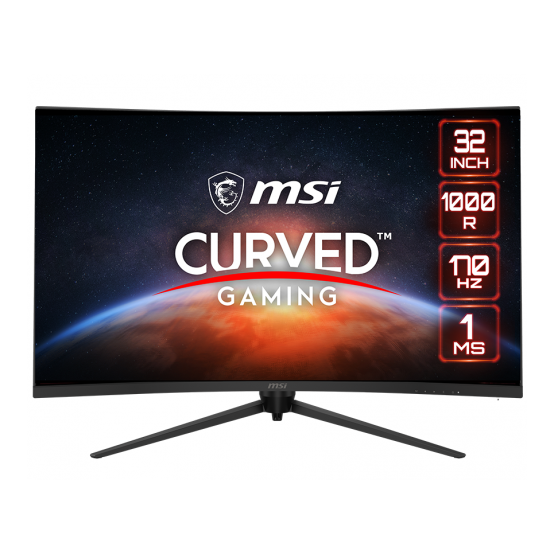 Monitor MSI  G321CQP E2