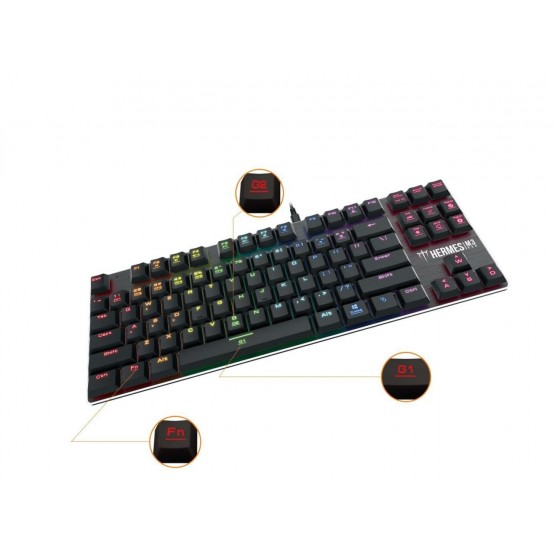 Tastatura Gamdias Hermes M3 RGB HERMES-M3-BN