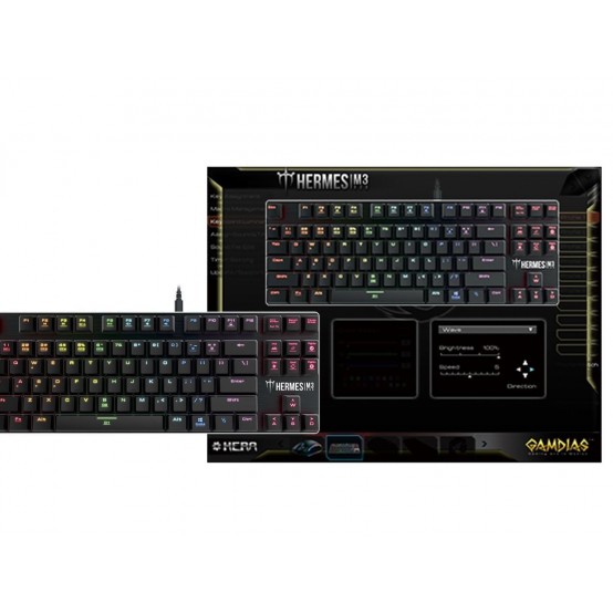 Tastatura Gamdias Hermes M3 RGB HERMES-M3-BN