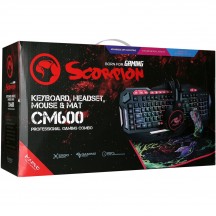 Tastatura Marvo KG760 Gaming Kit 4-in-1 CM600