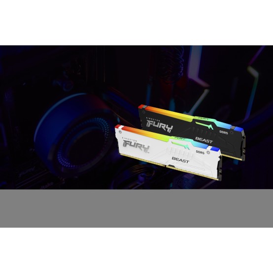 Memorie Kingston FURY Beast White RGB XMP KF560C30BWAK2-32