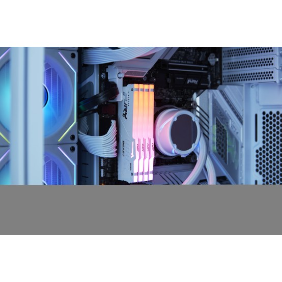Memorie Kingston FURY Beast White RGB XMP KF564C32BWAK2-32