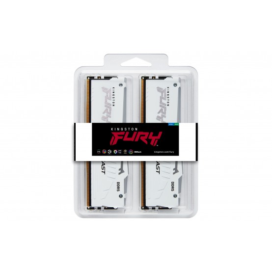 Memorie Kingston FURY Beast White RGB EXPO KF564C32BWEAK2-32