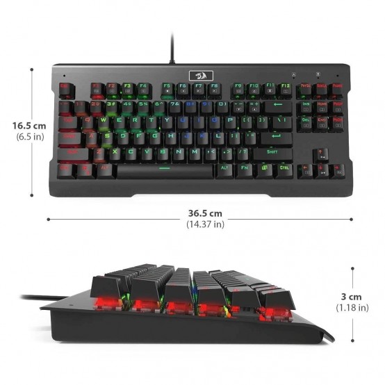 Tastatura Redragon Visnu RGB K561RGB-BK