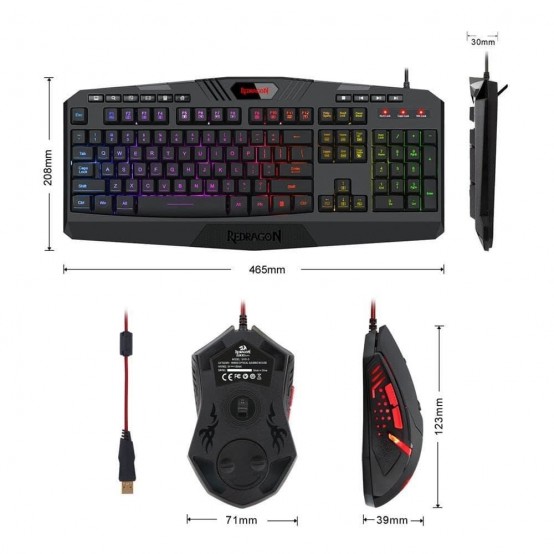 Tastatura Redragon S101-BA 4 in 1 Kit S101-BA