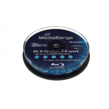 Disc Blu-ray MediaRange BD-R DL 50 GB 6x Inkjet Printable MR509
