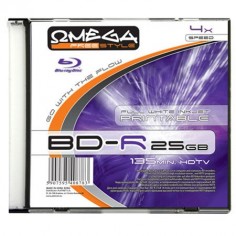 Disc Blu-ray Omega BLU-RAY 4X 25GB OMEGA FULL PRINT SLIM PLY0143
