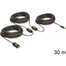 Cablu Delock Cable USB 2.0 Extension, active 30 m 83453