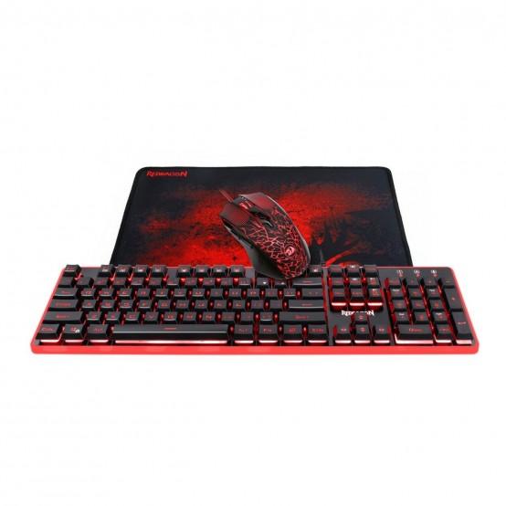 Tastatura Redragon S107 Gaming Essentials 3 in 1 Kit S107-BK