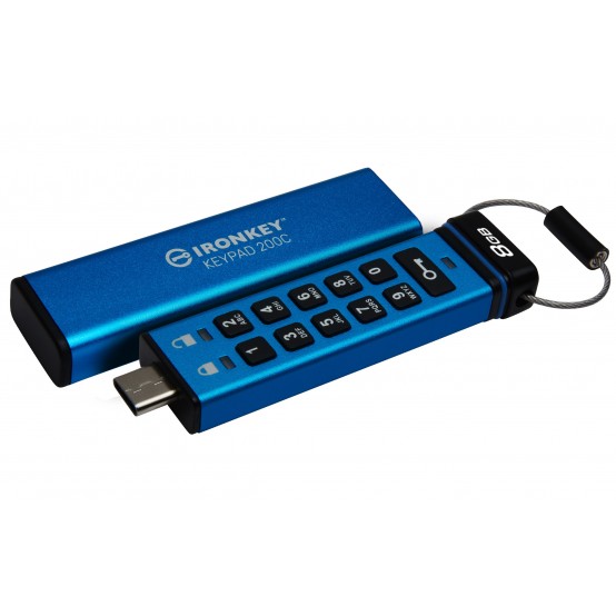 Memorie flash USB Kingston IronKey Keypad 200C IKKP200C/8GB