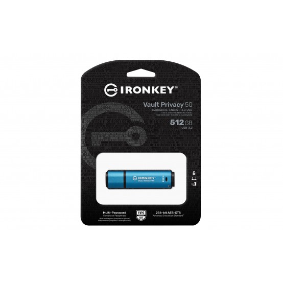 Memorie flash USB Kingston IronKey Vault Privacy 50 IKVP50/512GB