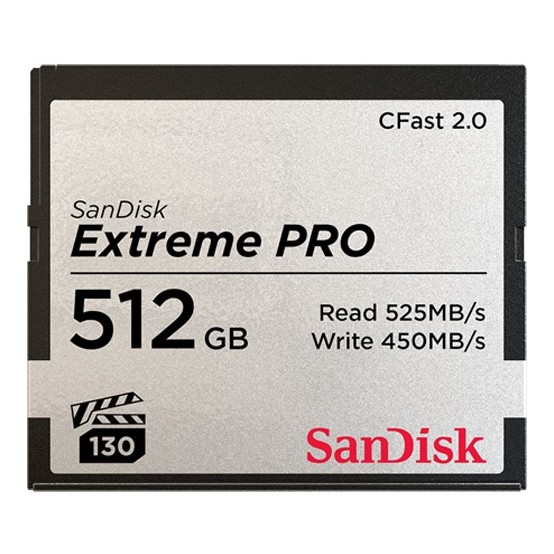 Card memorie SanDisk Extreme PRO CFast 2.0 SDCFSP-512G-G46D