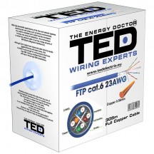 Cablu TED Electric FTP, categoria 6, cupru KAB-TED6