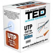 Cablu TED Electric FTP, categoria 5, cupru KAB-TED4