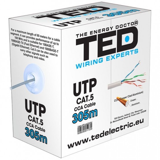 Cablu TED Electric FTP, categoria 5 KAB-TED3