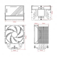 Cooler ID-Cooling  FROZN-A610-BLACK