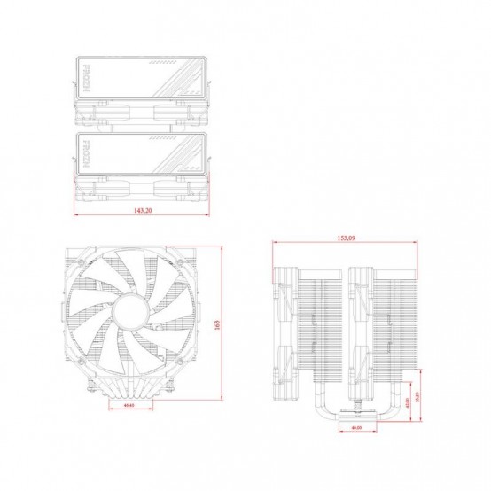 Cooler ID-Cooling  FROZN-A720-BLACK