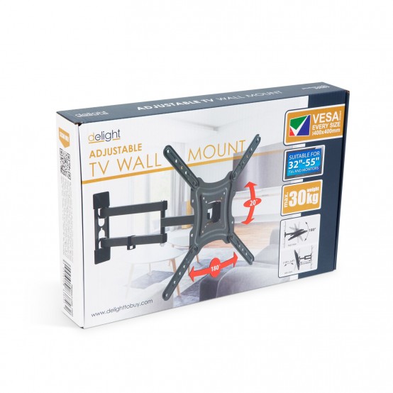 Suport Delight de perete pentru TV , cu braţ, 32 - 55" 39685