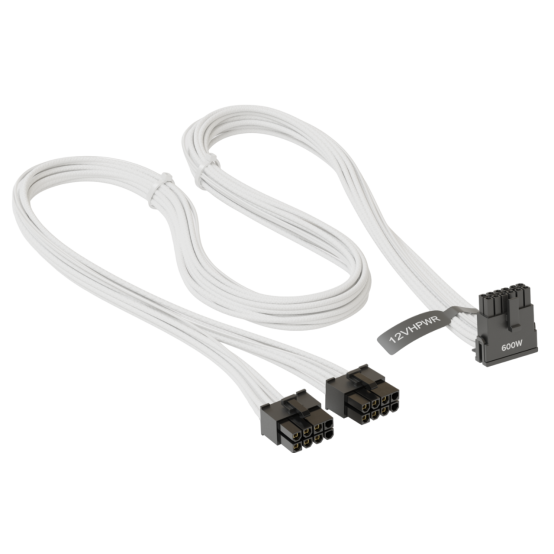 Cablu Seasonic  SS2X8P-12VHPWR-600W-90-WHITE