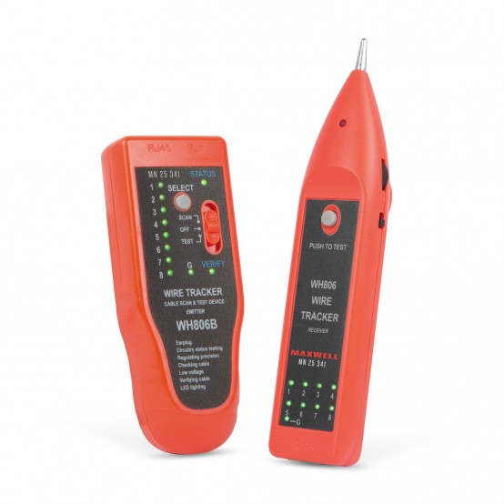 Tester Maxwell Digital pt. perechi de cabluri, cu LED 25341