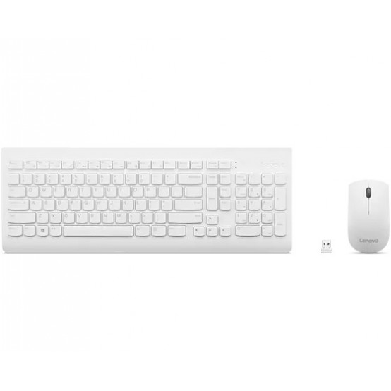 Tastatura Lenovo 510 Wireless Combo Keyboard & Mouse (White) GX30W75336