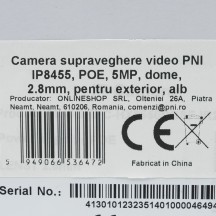 Camera de supraveghere PNI  PNI-IP8455-S