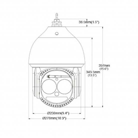 Camera de supraveghere PNI  PNI-IP8843IM-S