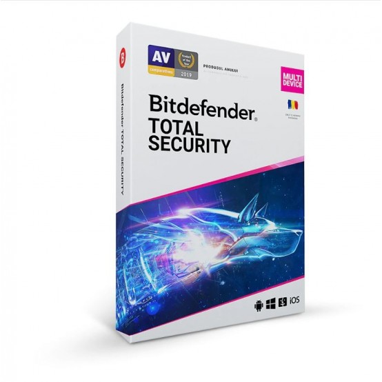 Antivirus BitDefender Total Security 3 Devices 2 Years BOX TS03ZZCSN2403BEN