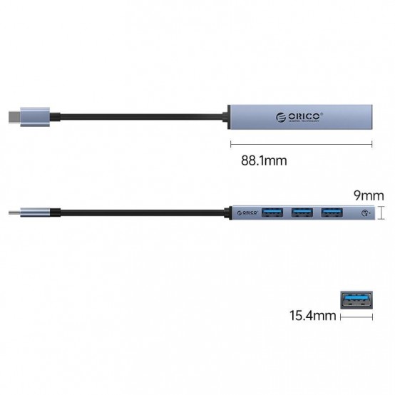 Hub Orico  AHC1-4A-GY