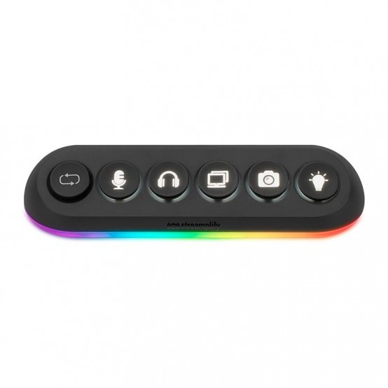 Hub Streamplifly  HUB-DECK-5-RGB-US-F-BK