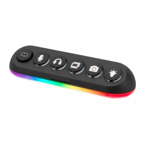 Hub Streamplifly  HUB-DECK-5-RGB-US-F-BK