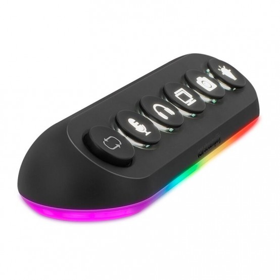 Hub Streamplifly  HUB-DECK-5-RGB-US-F-BK