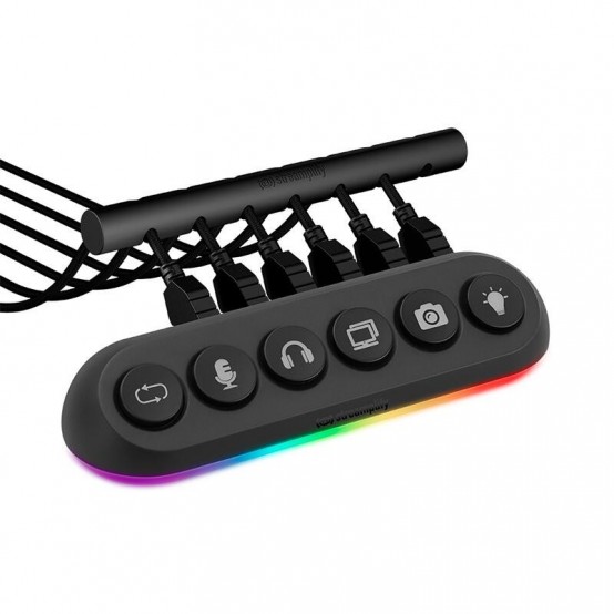 Hub Streamplifly  HUB-DECK-5-RGB-US-F-BK