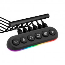 Hub Streamplifly  HUB-DECK-5-RGB-US-F-BK