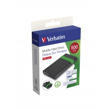 Hard disk Verbatim Certified Refurbished Hard Drive USB 3.2 Gen 1 500GB 53111