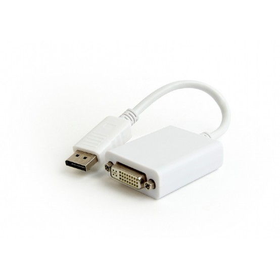 Adaptor Gembird DisplayPort v.1.2 to Dual-Link DVI adapter cable A-DPM-DVIF-03-W