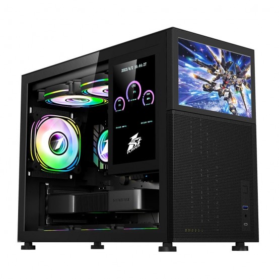 Carcasa 1st Player  MI6-EV BLACK
