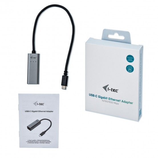 Adaptor iTec USB-C Metal Gigabit Ethernet Adapter C31METALGLAN