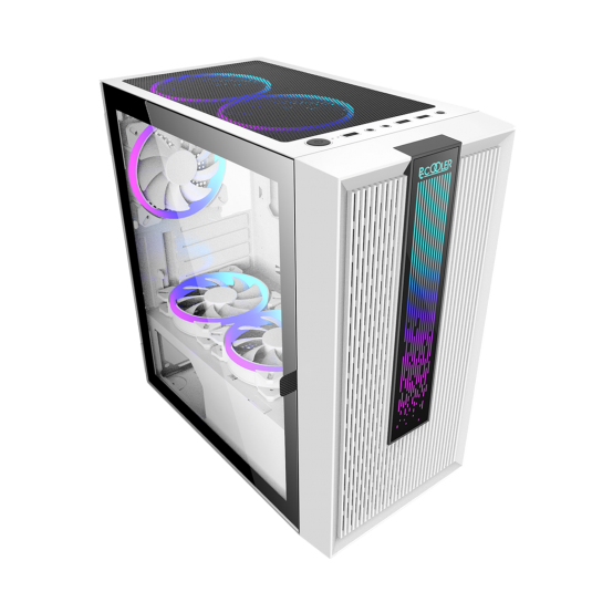 Carcasa PCCooler  LM200 MESH RGB WH