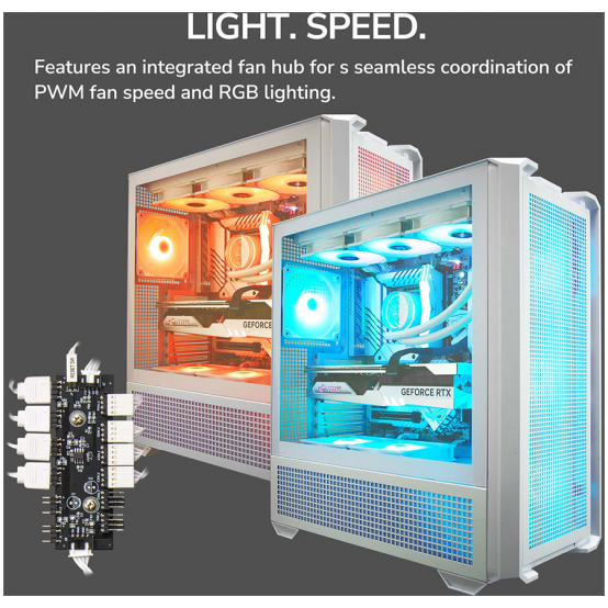 Carcasa Cougar MX600 White CGR-57C9W-RGB