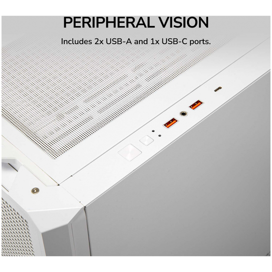 Carcasa Cougar MX600 White CGR-57C9W-RGB